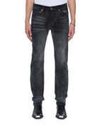 MENS CHITCH CARBON BLACK DENIM JEANS