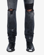 MENS CHITCH POWDER GREY PRAYING DENIM JEANS