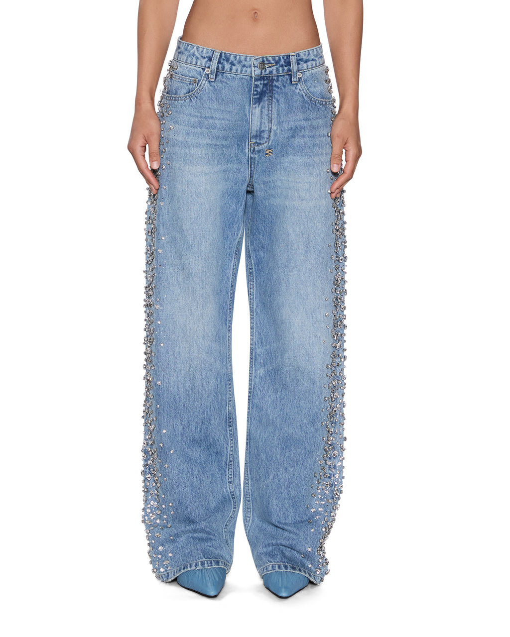 WOMENS LOW RIDER KULTURE KRYSTAL DENIM JEANS