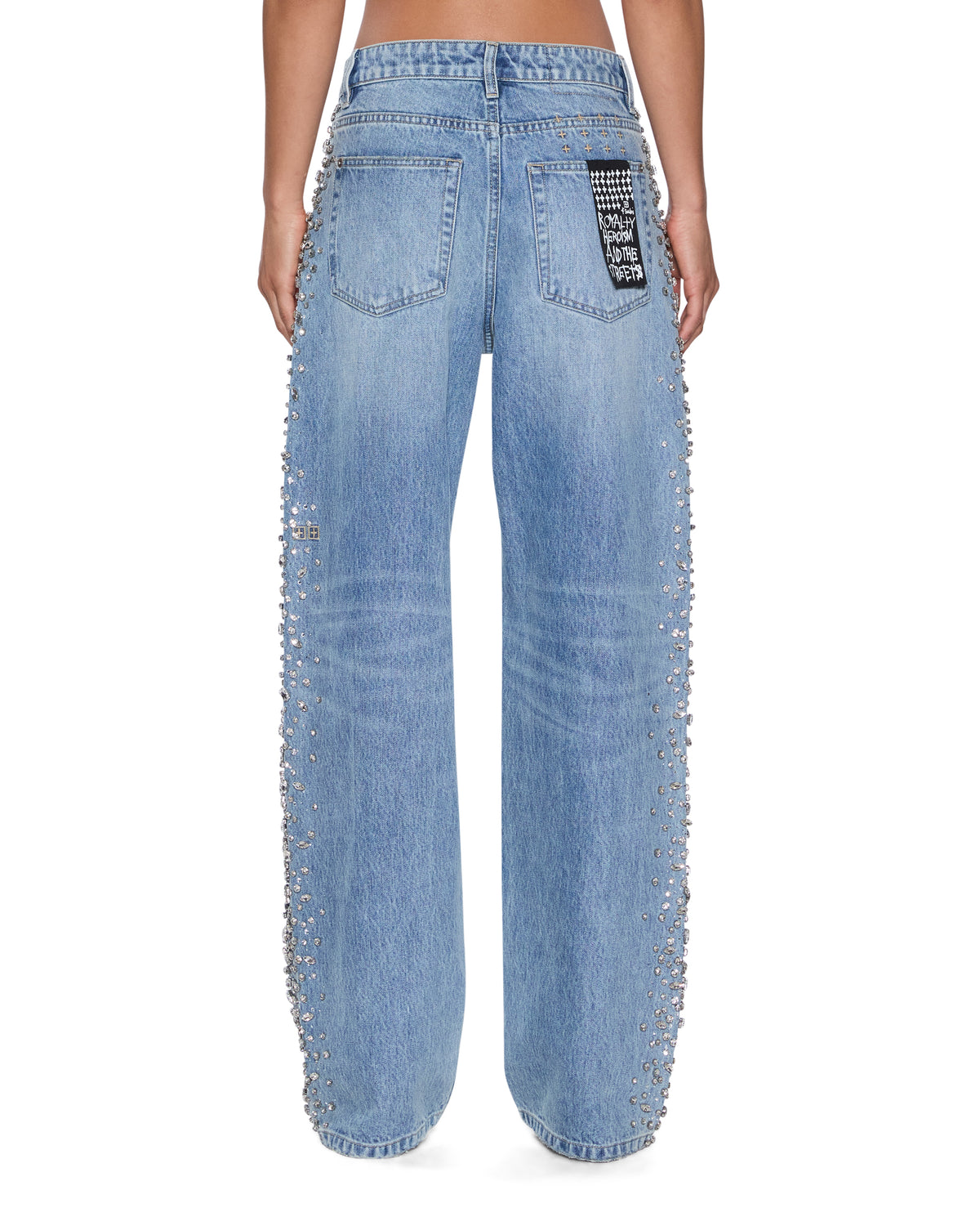 WOMENS LOW RIDER KULTURE KRYSTAL DENIM JEANS