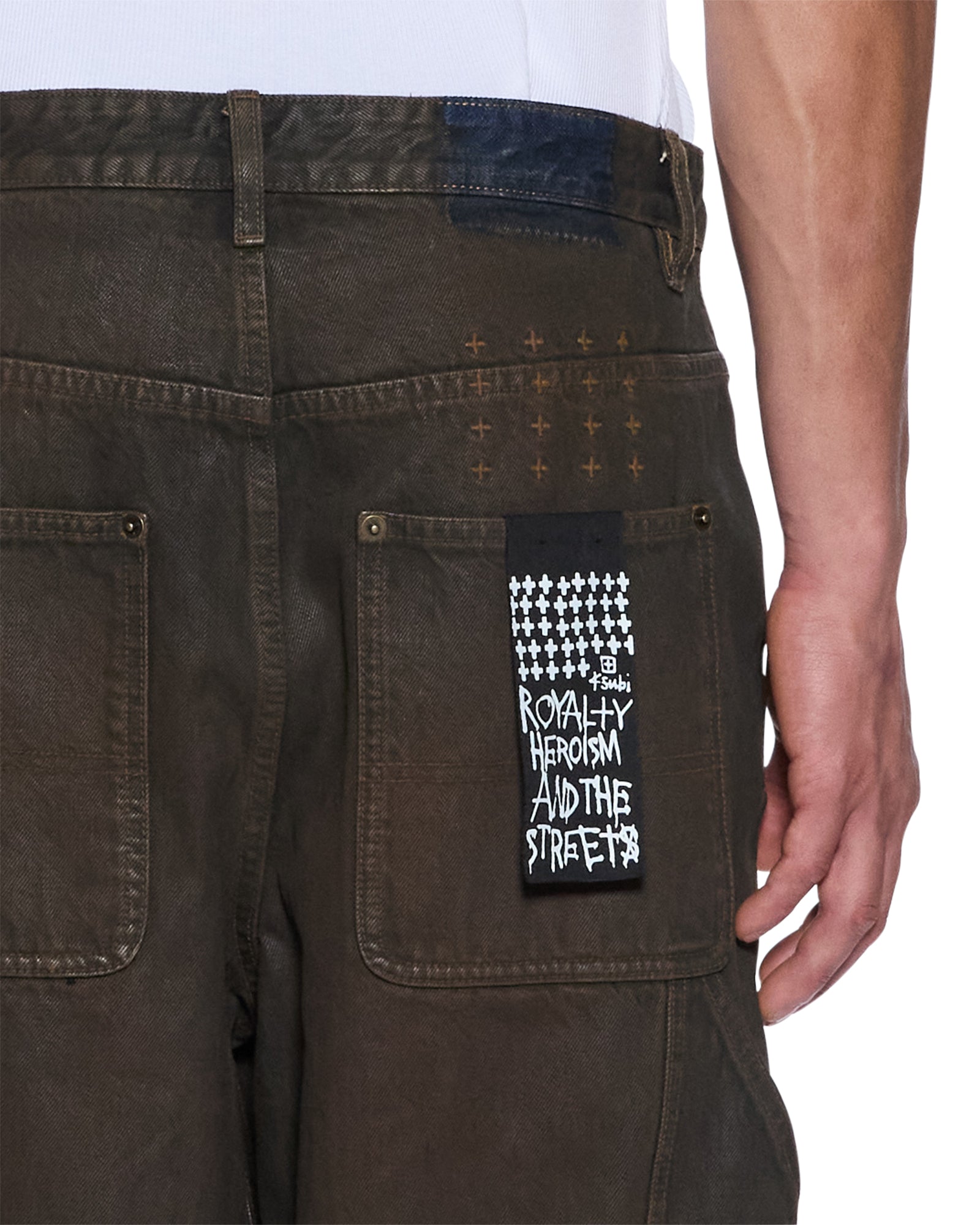 MENS  MAXX OPERATOR GREASE BAGGY DENIM JEANS