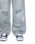 MENS  MAXX ROGUE BLUE GRAFFITI BAGGY DENIM JEANS
