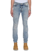 MENS VAN WINKLE PAINT SUMMER BLUE DENIM JEANS