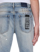 MENS VAN WINKLE PAINT SUMMER BLUE DENIM JEANS
