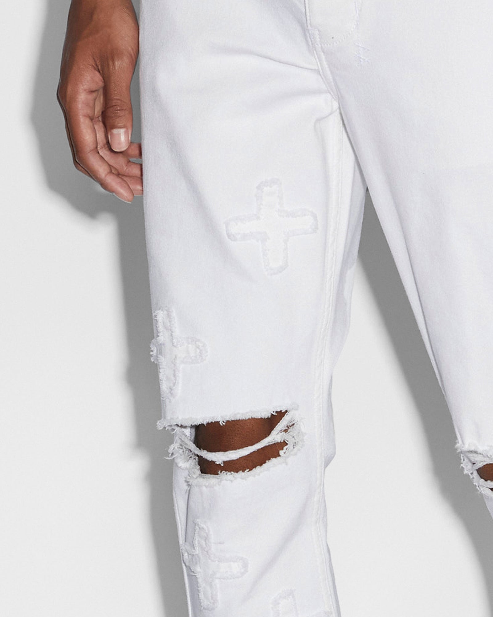 Chitch Arktik Kraftwerk Slim Fit Jeans - White | Ksubi