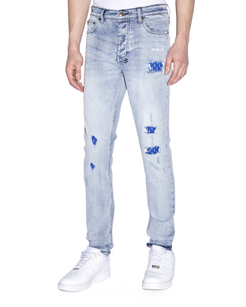 Mens Chitch Miami Philly Blue Slim Denim Jeans | Ksubi ++