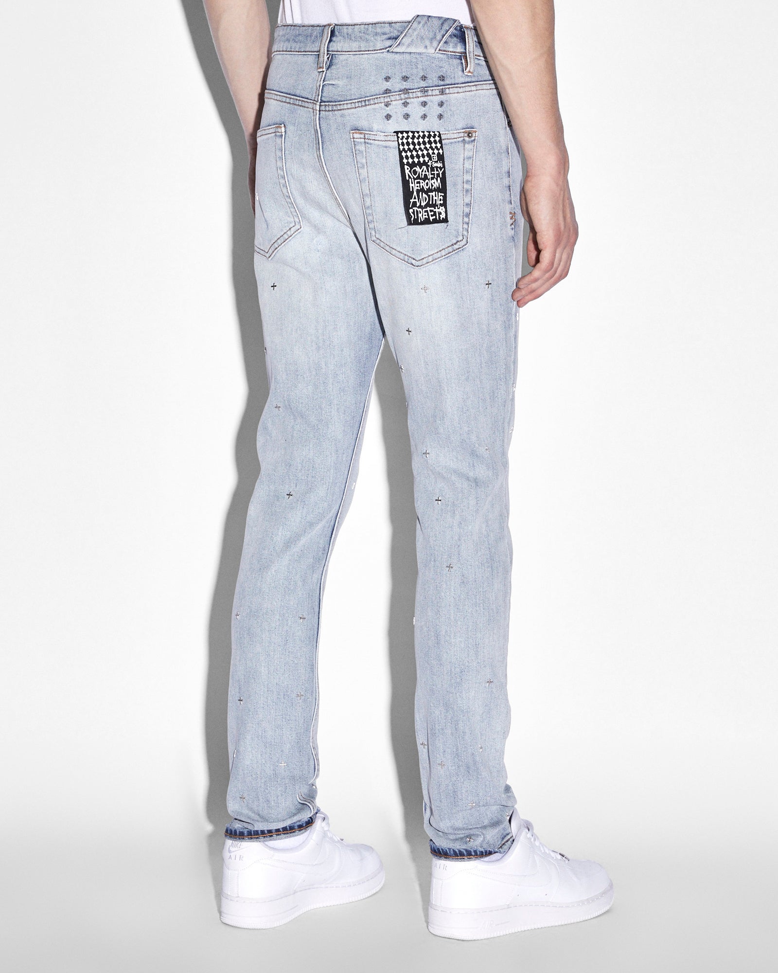 Chitch Metalik Slim Fit Jeans - Blue Denim | Ksubi ++