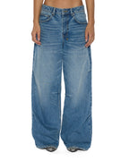 Womens Ksuper Maverik Baggy Denim Jeans - Denim