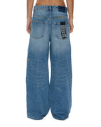 Womens Ksuper Maverik Baggy Denim Jeans - Denim