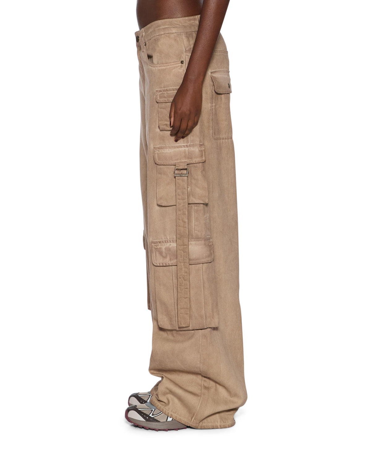 WOMENS KSUPER CARGO TERRA DENIM JEANS
