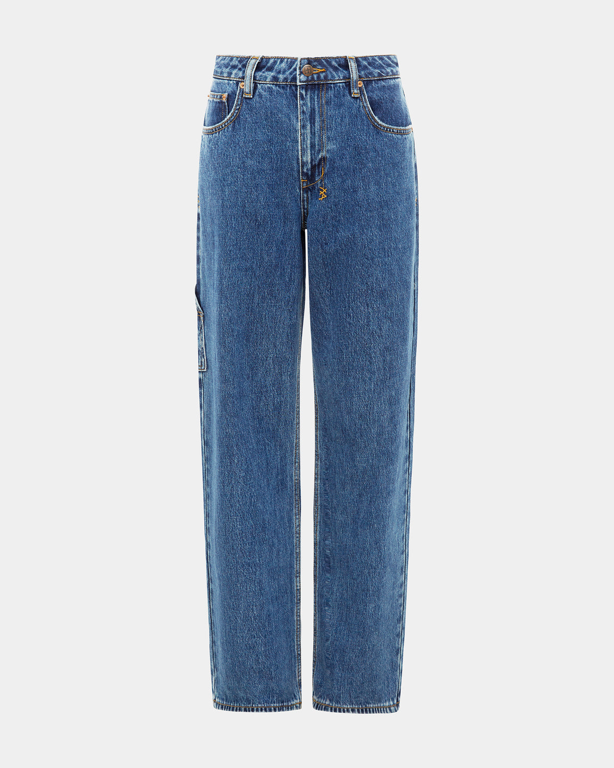 WOMENS LOW RIDER CARPENTER MOODY DENIM JEANS
