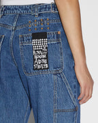 WOMENS LOW RIDER CARPENTER MOODY DENIM JEANS