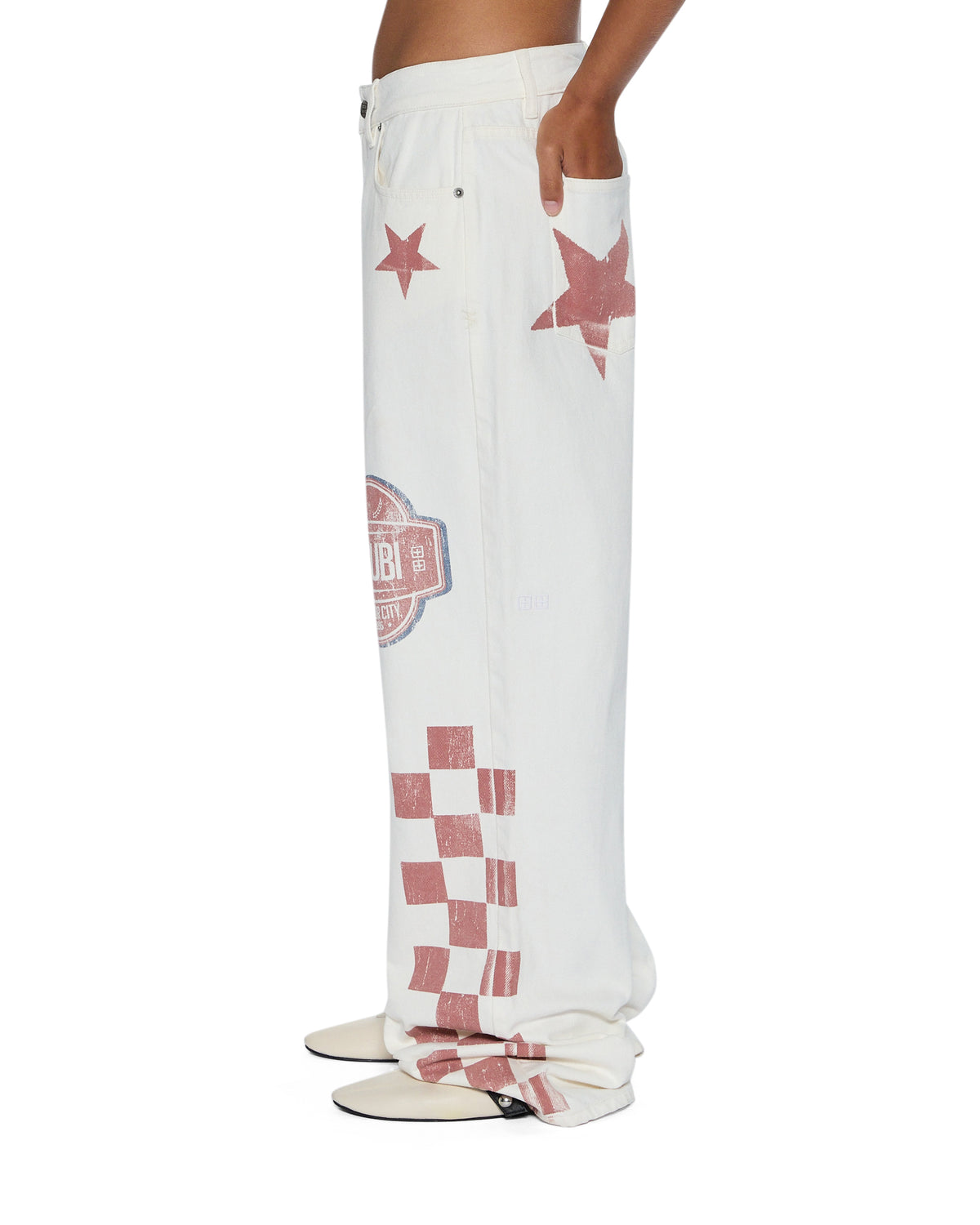 WOMENS LOW RIDER PITT LANE DENIM JEANS