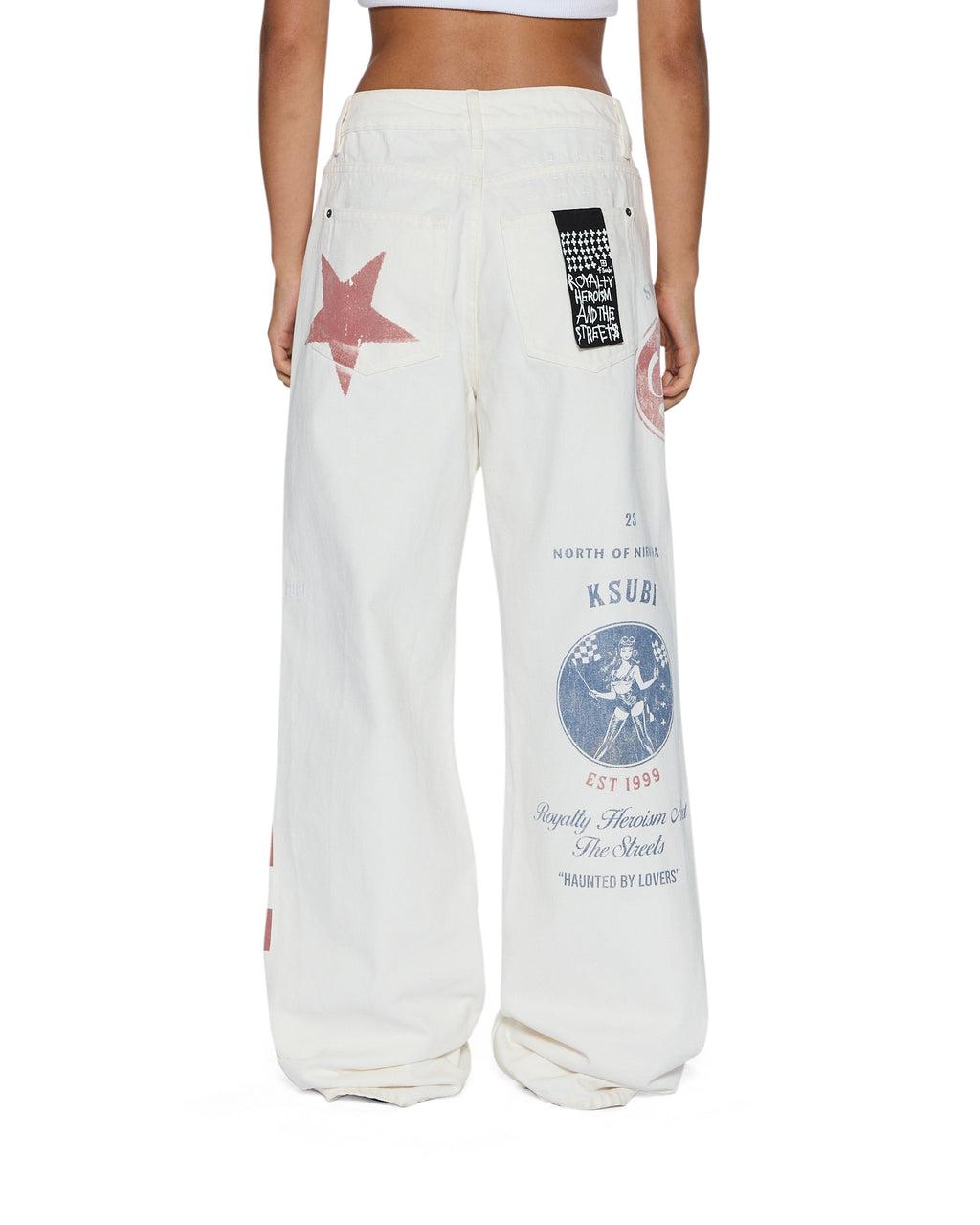 WOMENS LOW RIDER PITT LANE DENIM JEANS