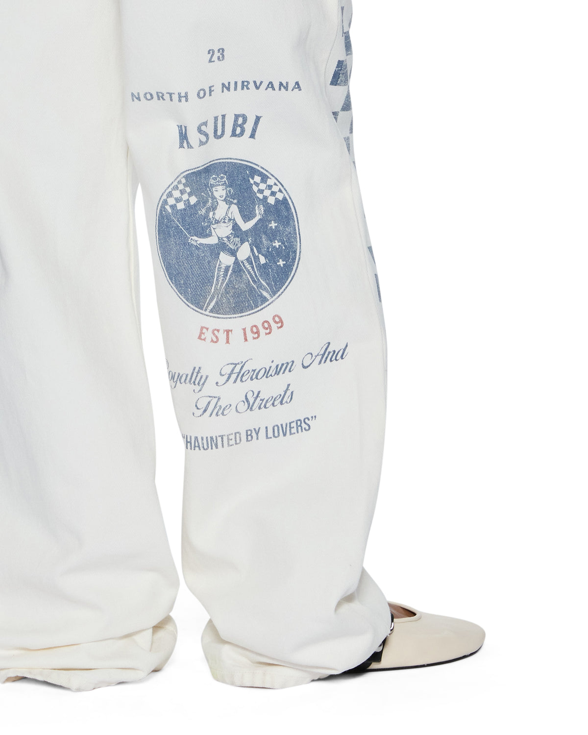 WOMENS LOW RIDER PITT LANE DENIM JEANS