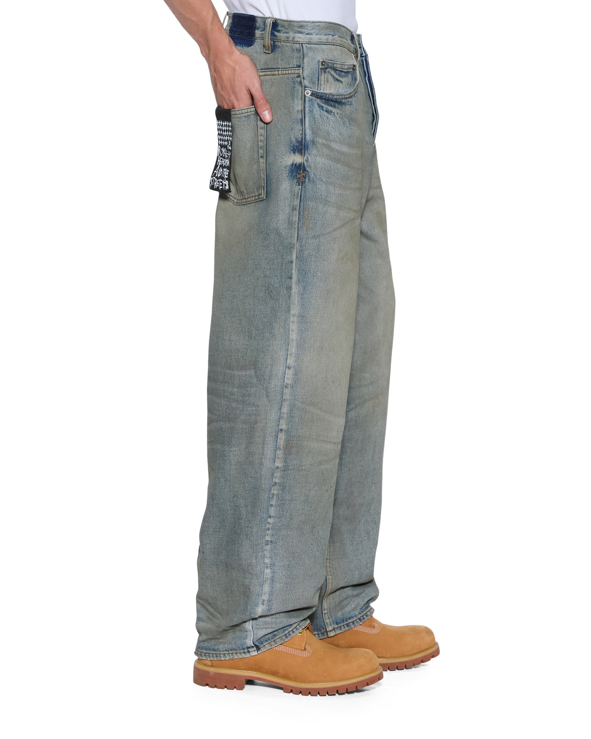 Maxx Mechanik Mens Baggy Jeans - Blue Denim | Ksubi ++