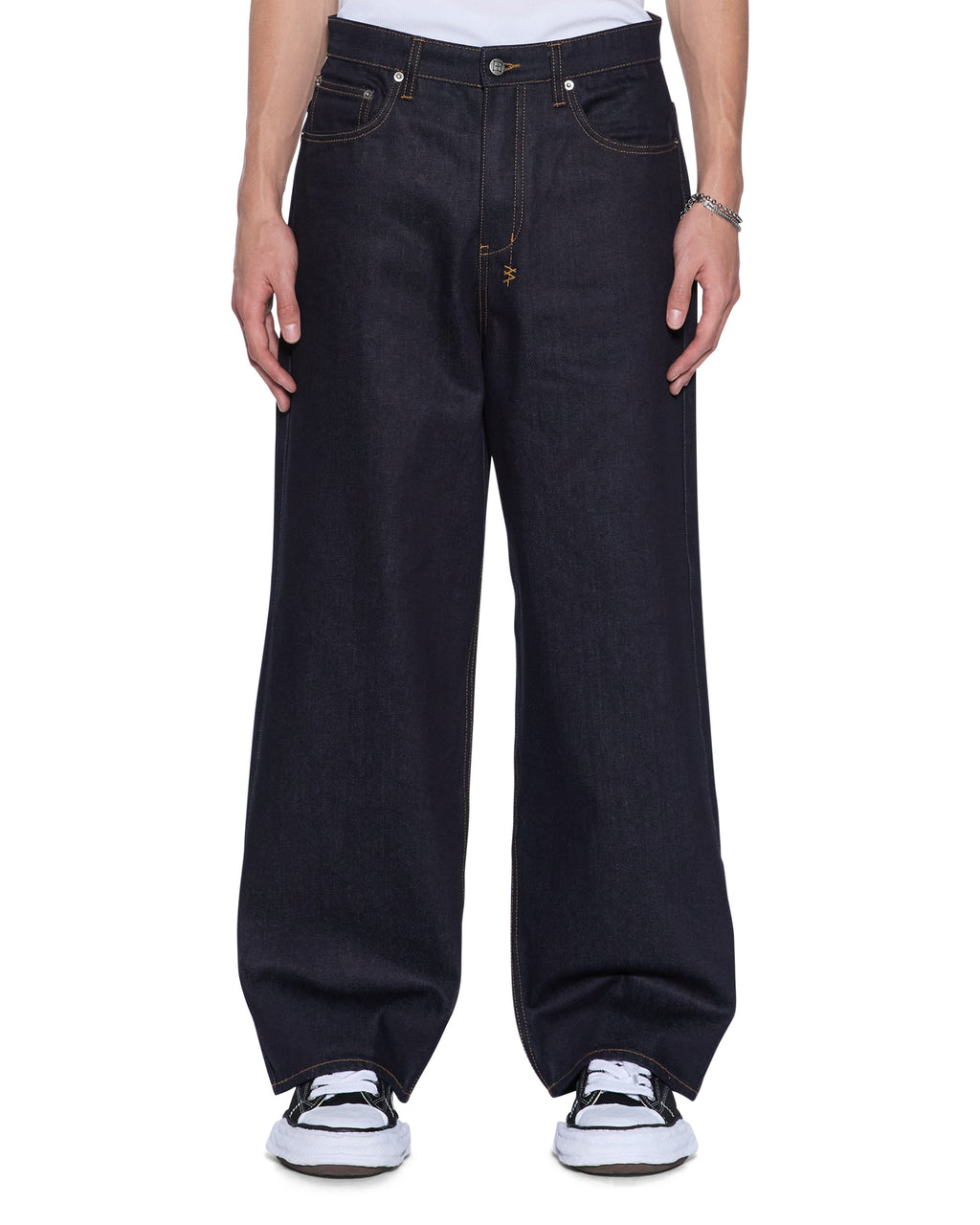 MENS MAXX RAW BLUE DENIM JEANS