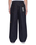 MENS MAXX RAW BLUE DENIM JEANS
