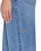 Womens Boyfriend Jean Frenchie Blue Baggy Denim Jeans - Denim