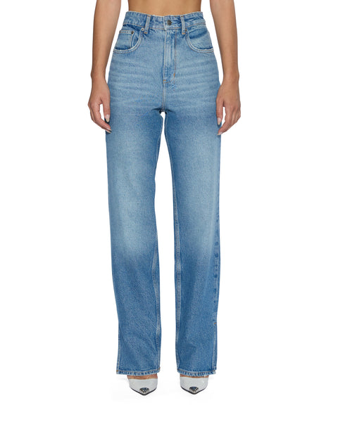 Womens Playback Splits Tru Vintage Straight Denim Jeans | Ksubi ++