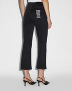 WOMENS SOHO CROP STEALTH DENIM JEANS