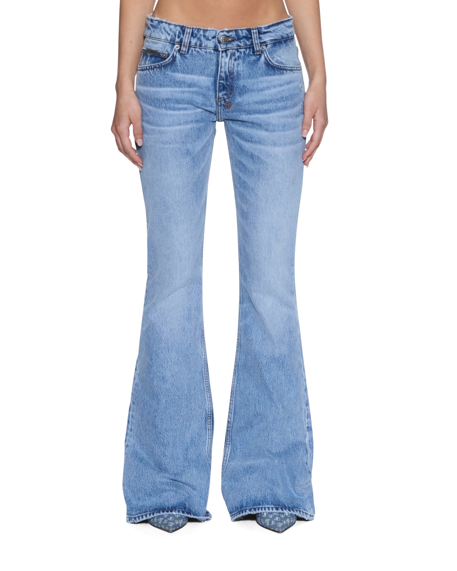 WOMENS SOHO LO MERCER BLUE SLIM DENIM JEANS