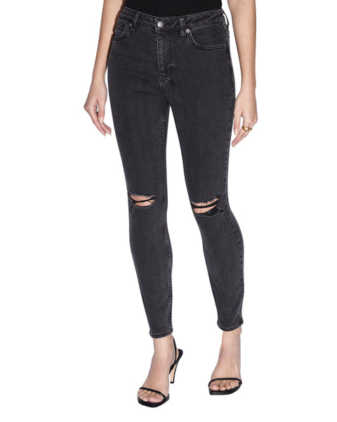 Womens Spray On Hell Cat Ripped Skinny Denim Jeans | Ksubi ++