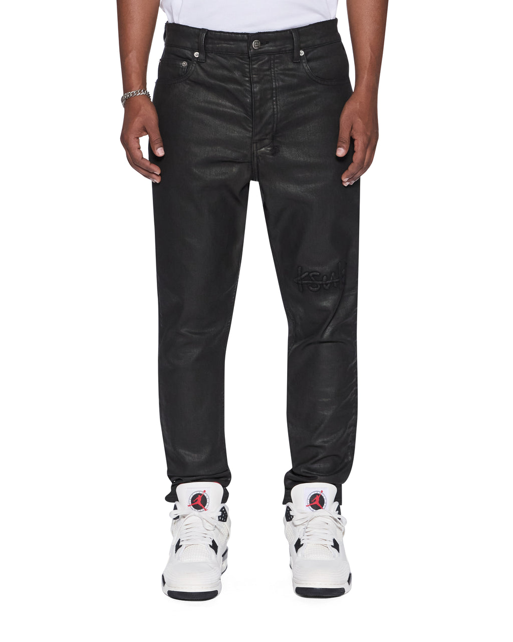 Mens Wolfgang Backstage 1999 Relaxed Tapered Denim Jeans - Grey