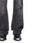 MENS  BRONKO ASHER BLACK SHOTGUN BOOTCUT DENIM JEANS