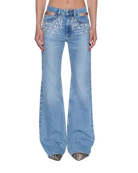 Womens Frontier Soho Kulture Krystal Bootcut Denim Jeans | Ksubi ++ Womens Frontier Soho Kulture Krystal Bootcut Denim Jeans | Ksubi ++