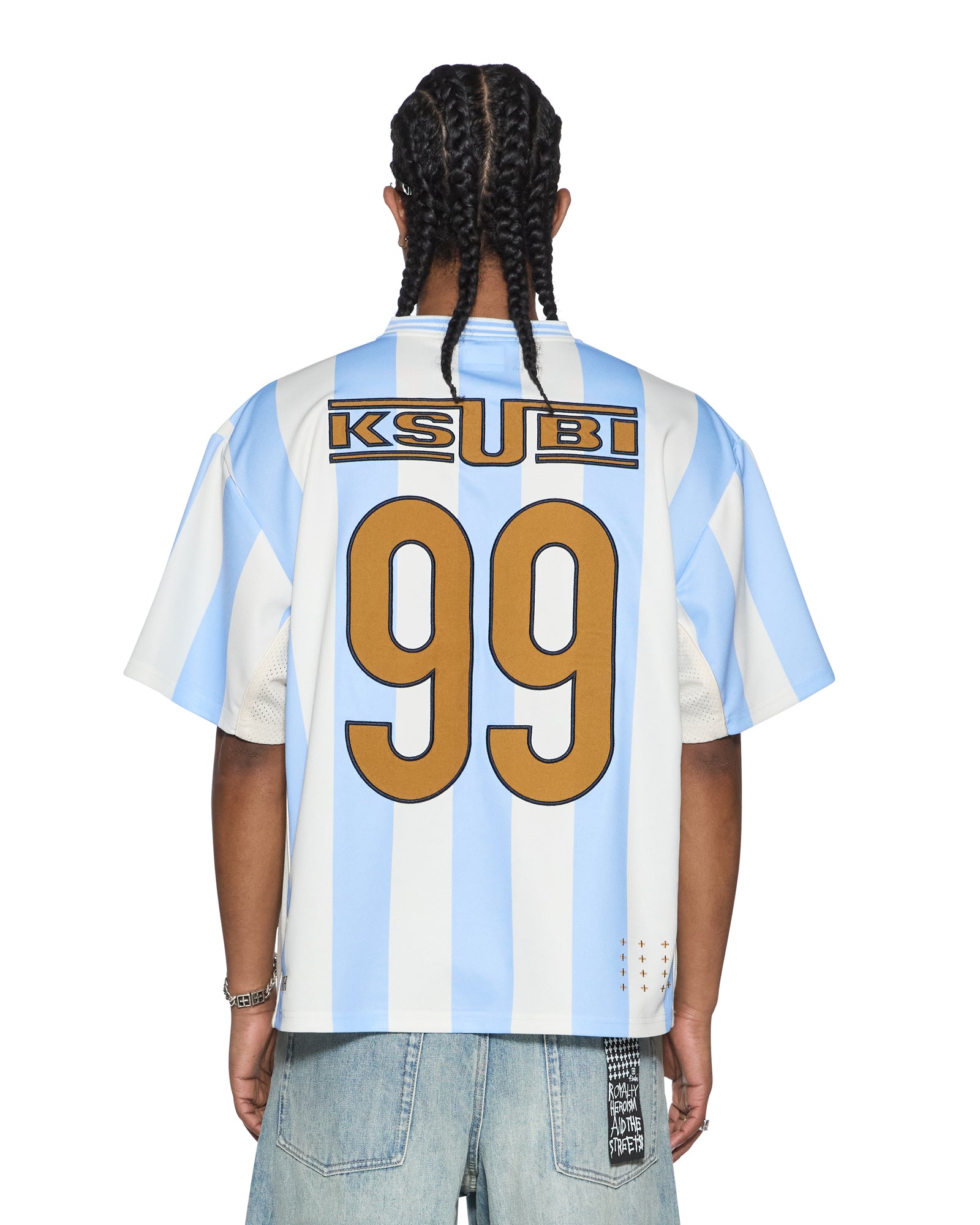 Mens Offside Ss Jersey Skyblu Fashion Tops | Ksubi ++