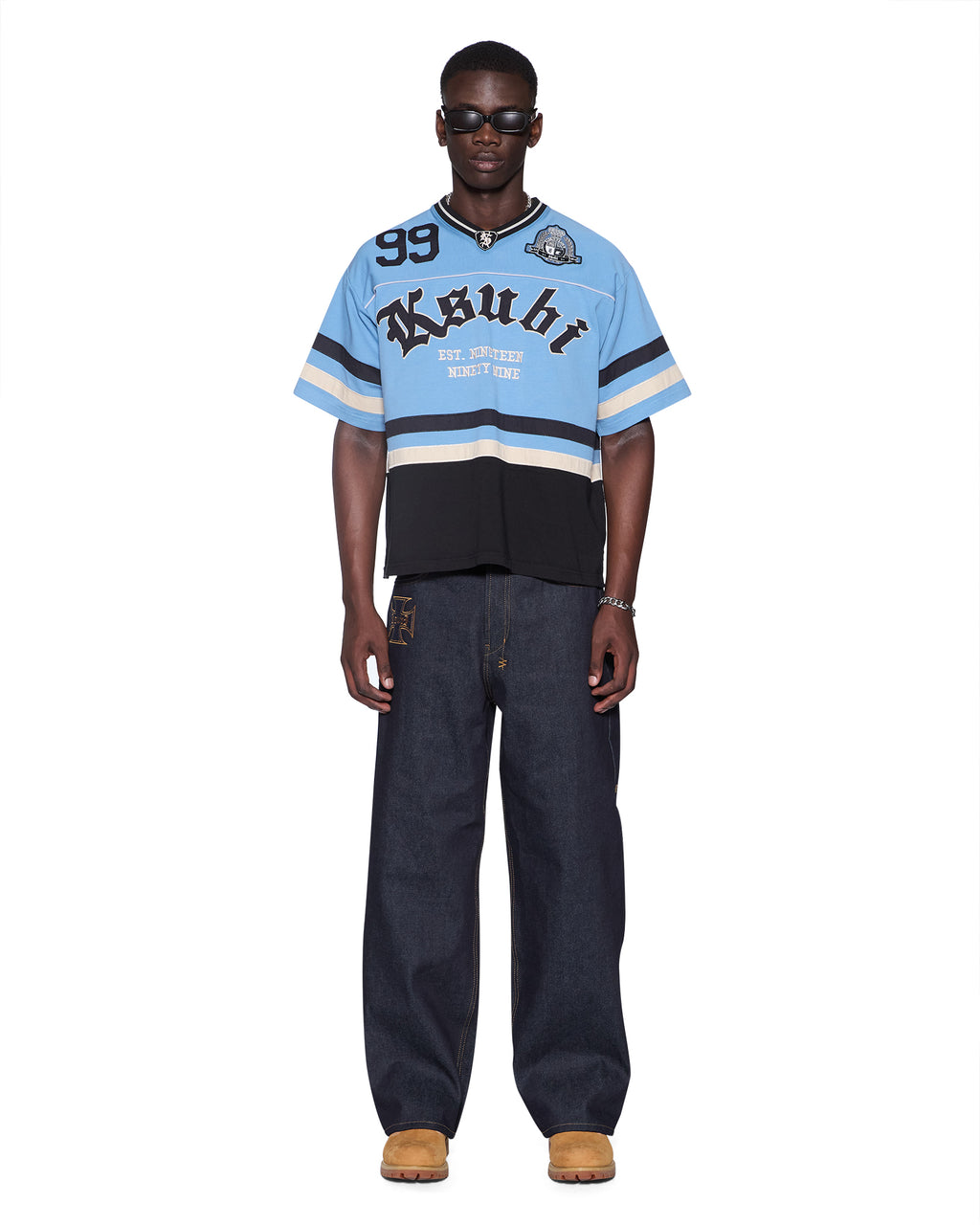 MENS IDOL DUKE SS JERSEY NUE BLUE FASHION TOPS
