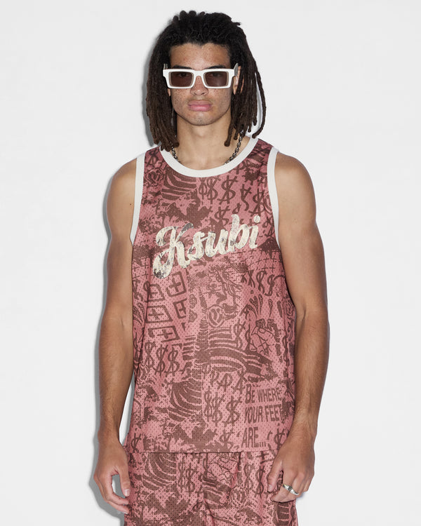 Mills Ikon Basketball Jersey - Multi Print | Ksubi ++