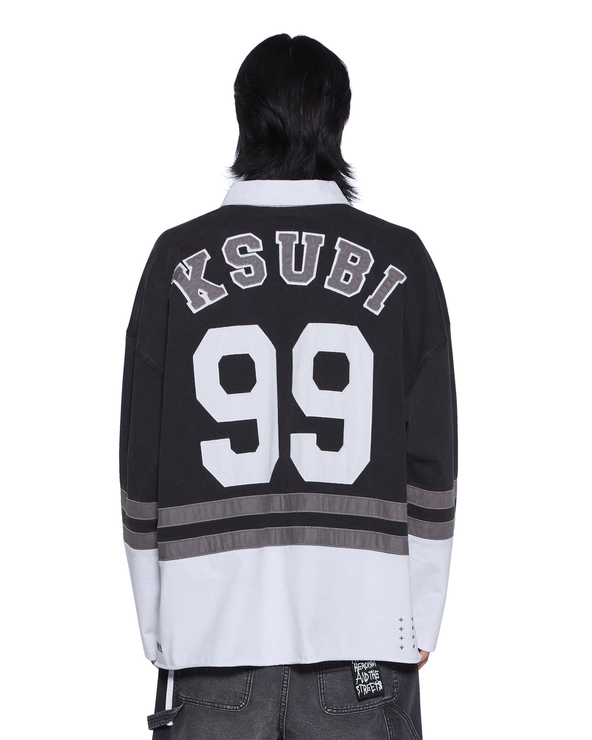 DUKE RUGBY LS JERSEY BLACK