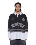 DUKE RUGBY LS JERSEY BLACK