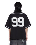 MENS OUTFIELD SS JERSEY BLACK FASHION TOPS