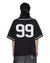 MENS  OUTFIELD SS JERSEY BLACK OVERSIZED FASHION TOPS