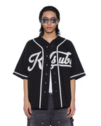 MENS OUTFIELD SS JERSEY BLACK FASHION TOPS