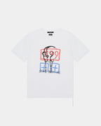 Mens Juice Wrld Kash Ss Tee Vintage White Regular Fleece - White