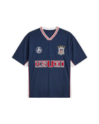 Mens Offside Ss Jersey Navy Relaxed Fashion Tops - Navy