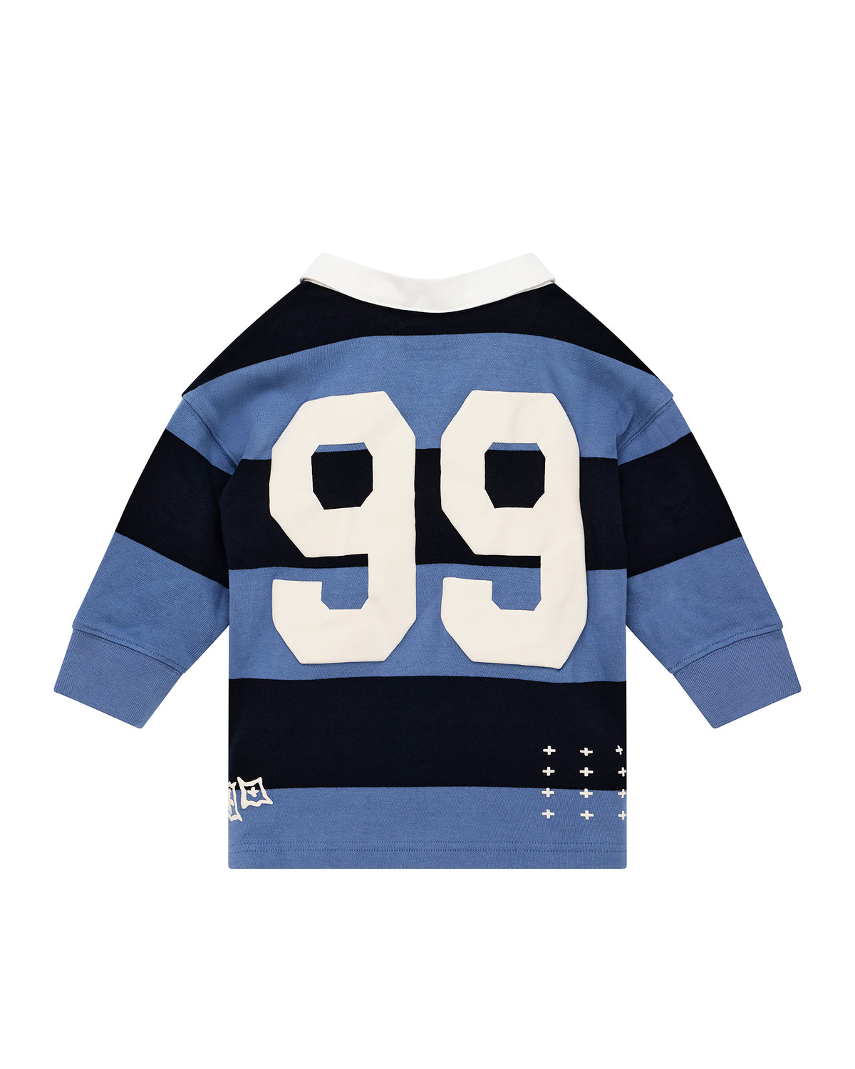 LIL RUGGED RUGBY LS JERSEY FADED ICE