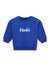 KIDS  LIL 1999 BIGGIE CREW FLEECE COBALT FLEECE