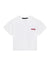 KIDS  LIL MEKANIK BIGGIE SS TEE WHITE RED TEES