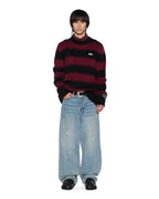MENS RUGGED MOHAIR KNIT CREWNECK OX KNITWEAR