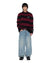 MENS  RUGGED MOHAIR KNIT CREWNECK OX BOXY KNITWEAR