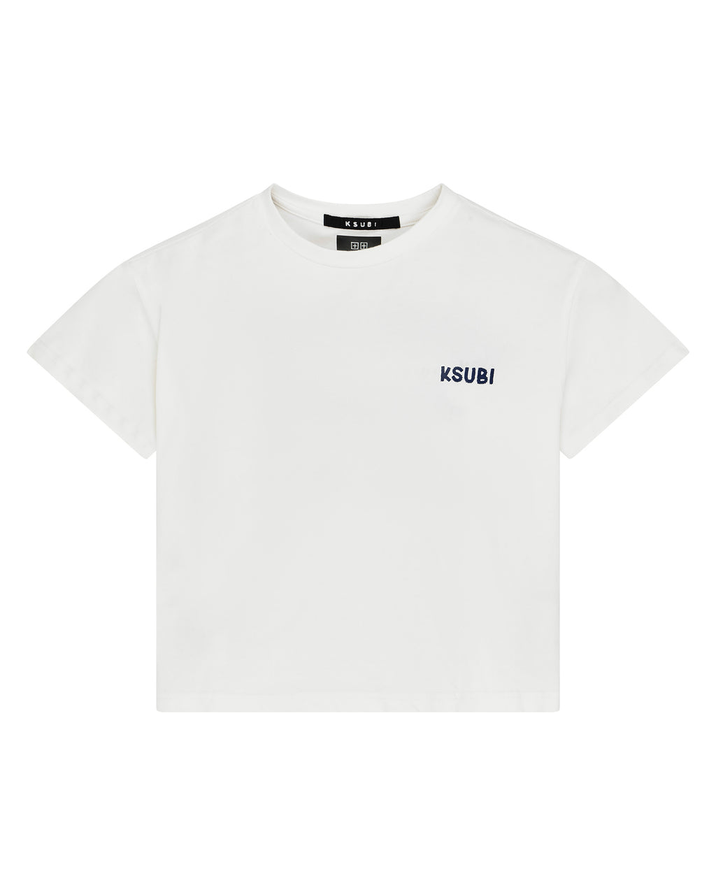 KIDS LIL MEKANIK BIGGIE SS TEE WHITE BLUE TEES