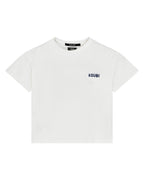 KIDS LIL MEKANIK BIGGIE SS TEE WHITE BLUE TEES