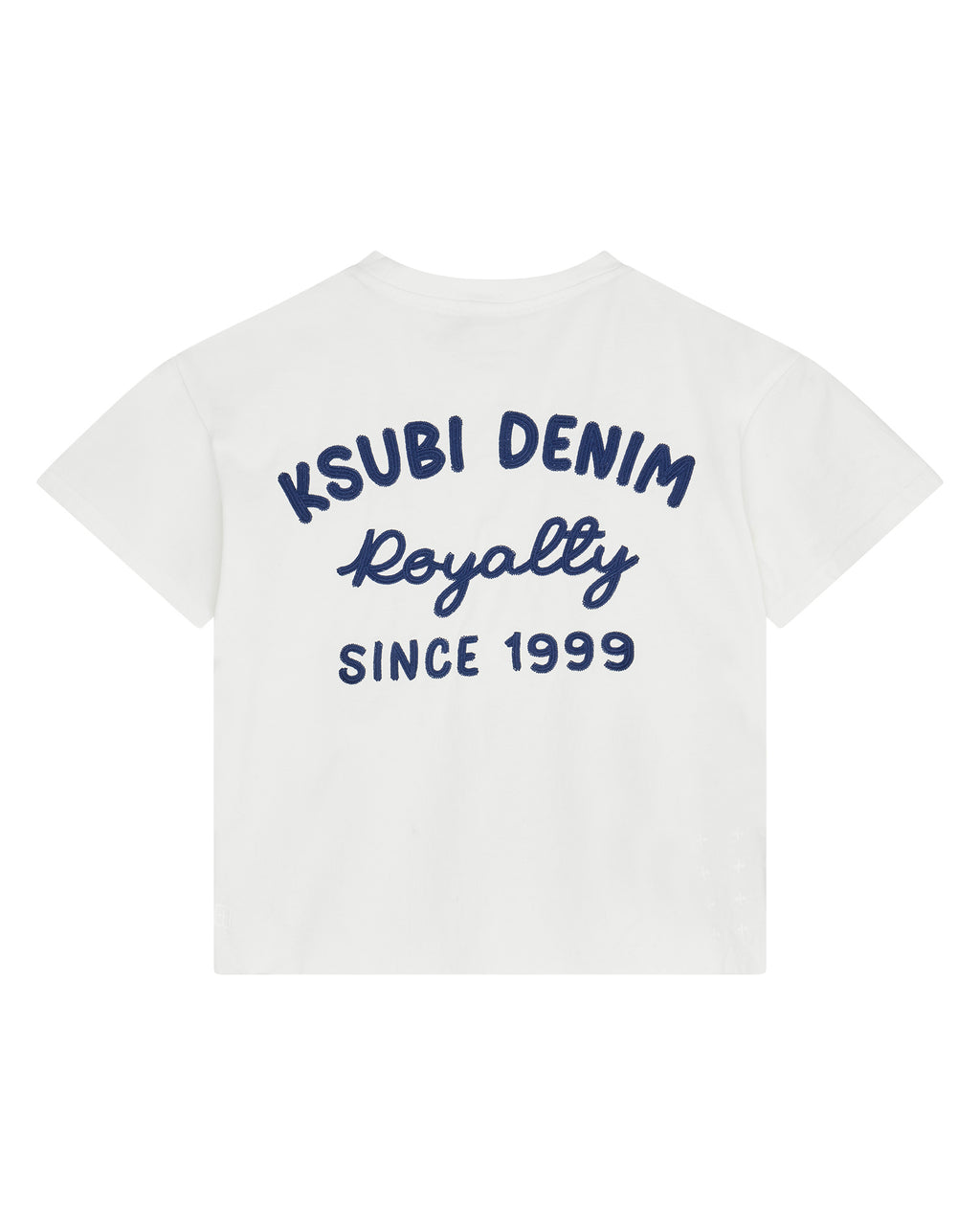 KIDS LIL MEKANIK BIGGIE SS TEE WHITE BLUE TEES