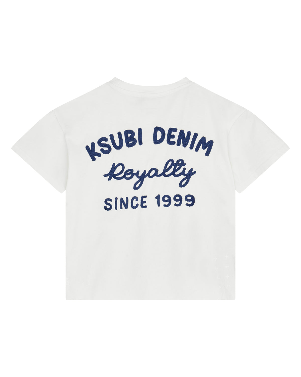 KIDS LIL MEKANIK BIGGIE SS TEE WHITE BLUE TEES