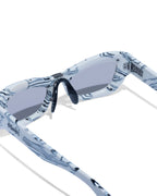 Cypher Sunglasses White Marble Eyewear - White